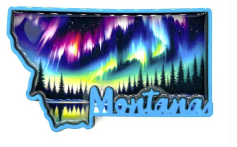 MT Northern Lights Magnet