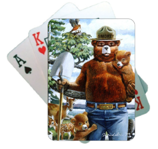 Smokey Bear Vintage Poker Deck