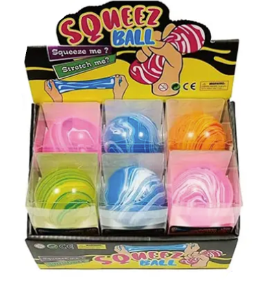 Swirly Marble Squeeze Ball