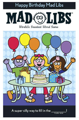 Mad Libs Happily Ever After