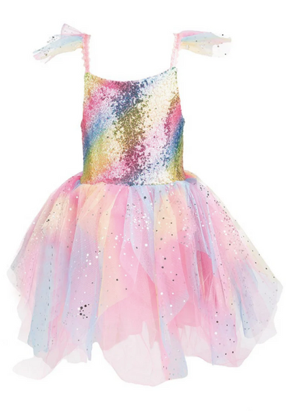 Rainbow Fairy Dress & Wings 5-6