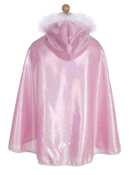 Glitter Princess Cape Pink 4-6