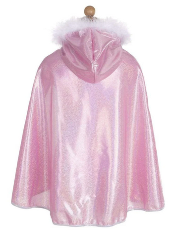Glitter Princess Cape Pink 4-6