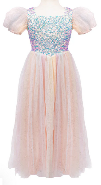 Rainbow Sherbert Sparkle Dress 3-4