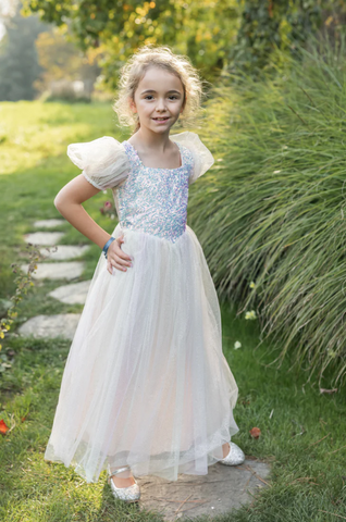 Rainbow Sherbert Sparkle Dress 3-4