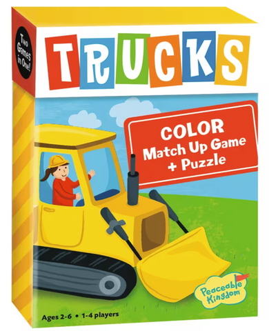 Match Up Trucks Color Game
