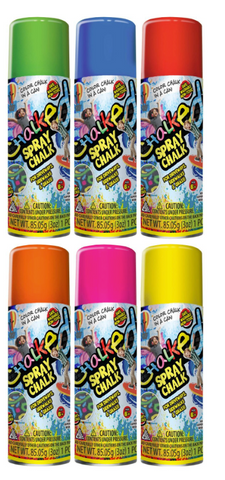 Spray Sidewalk Chalk - Assorted
