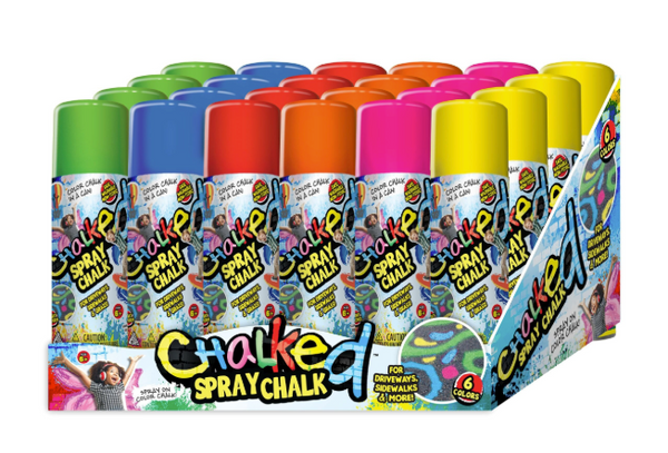 Spray Sidewalk Chalk - Assorted