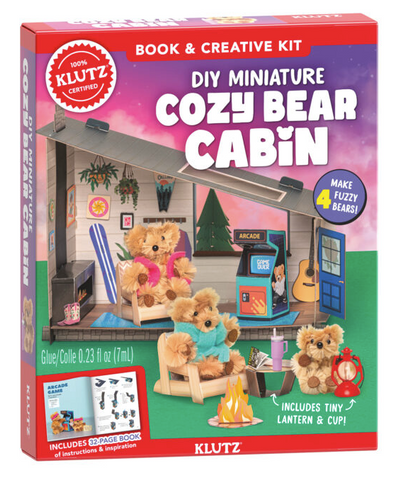 DIY Miniature Cozy Bear Cabin