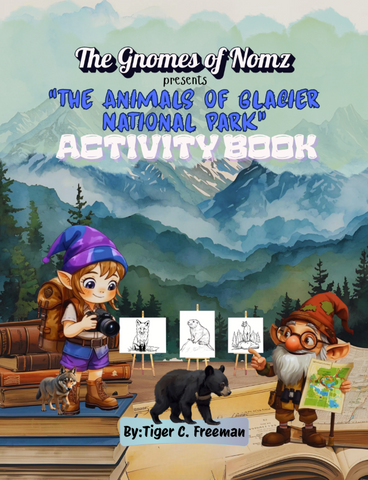 Huckleberry Roo Glacier Activity Book