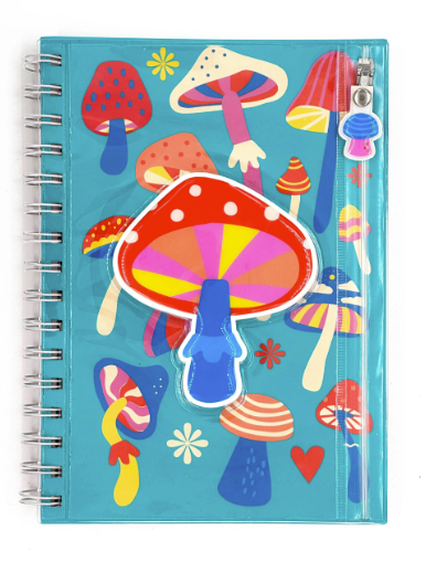 Mushroom Journal & Pencil Pouch