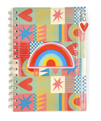 Geo Love Journal & Pencil Pouch
