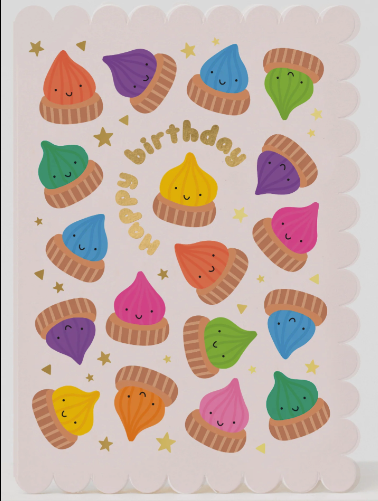 Iced Gems Birthday Card