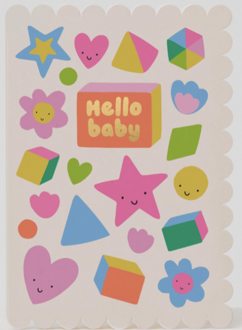 Shapes New Baby Card