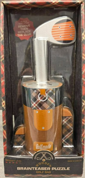 Wooden Golf Bag Puzzle