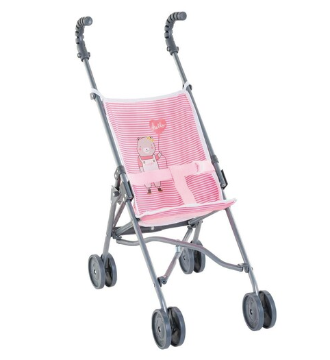 BB 14", 17" & 20" Umbrella Stroller Pink Stripe