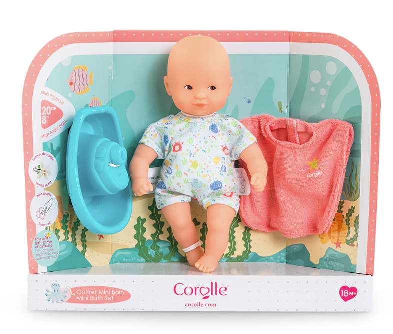 Mini Bath - Doll Set 8"
