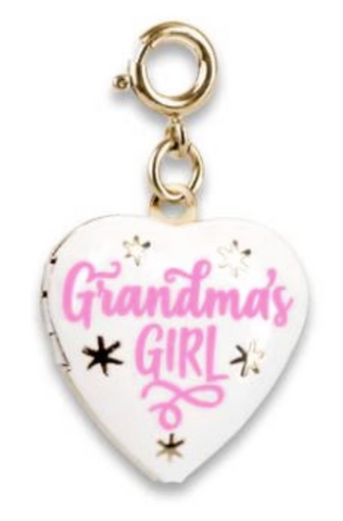Gold Grandma's Girl Locket Charm
