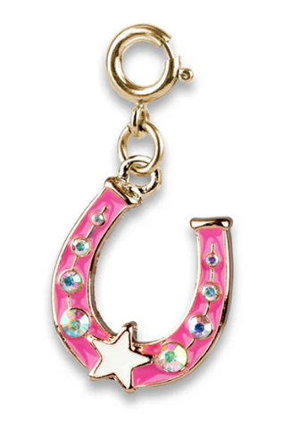 Gold Horseshoe Charm