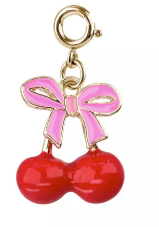 Gold Cherries Charm