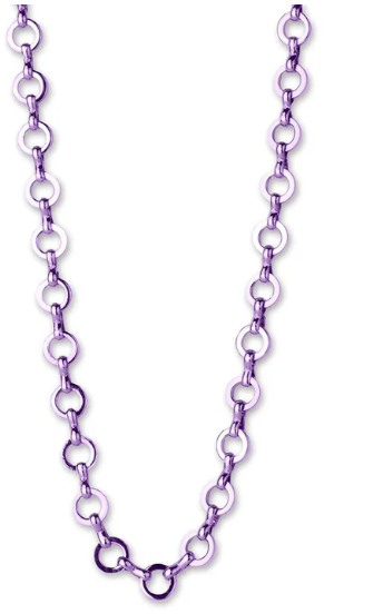 Purple Chain Necklace