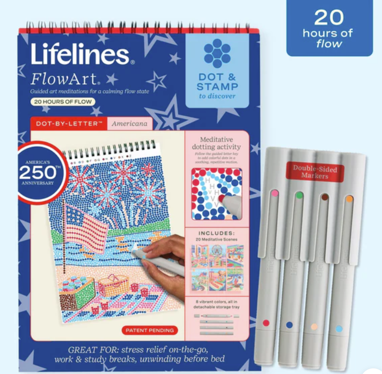 FlowArt Dot-By-Letter Americana 250th Anniv.
