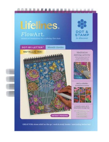 FlowArt Dot-By-Letter Moonlit Garden
