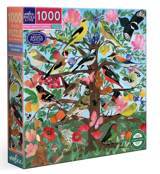 French Medieval Songbirds 1000 pc