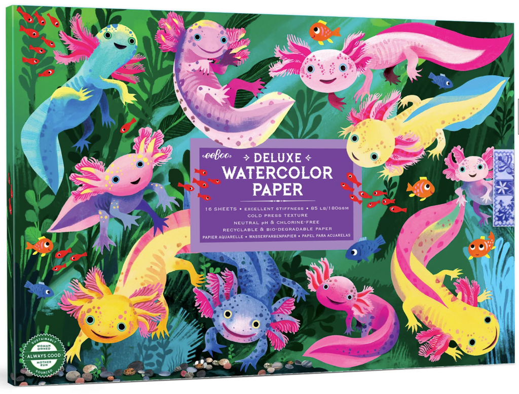 Axolotl Watercolor Pad