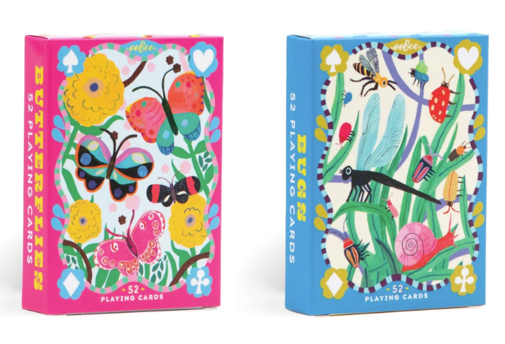 Butterflies & Bugs Playing Cards Assorted