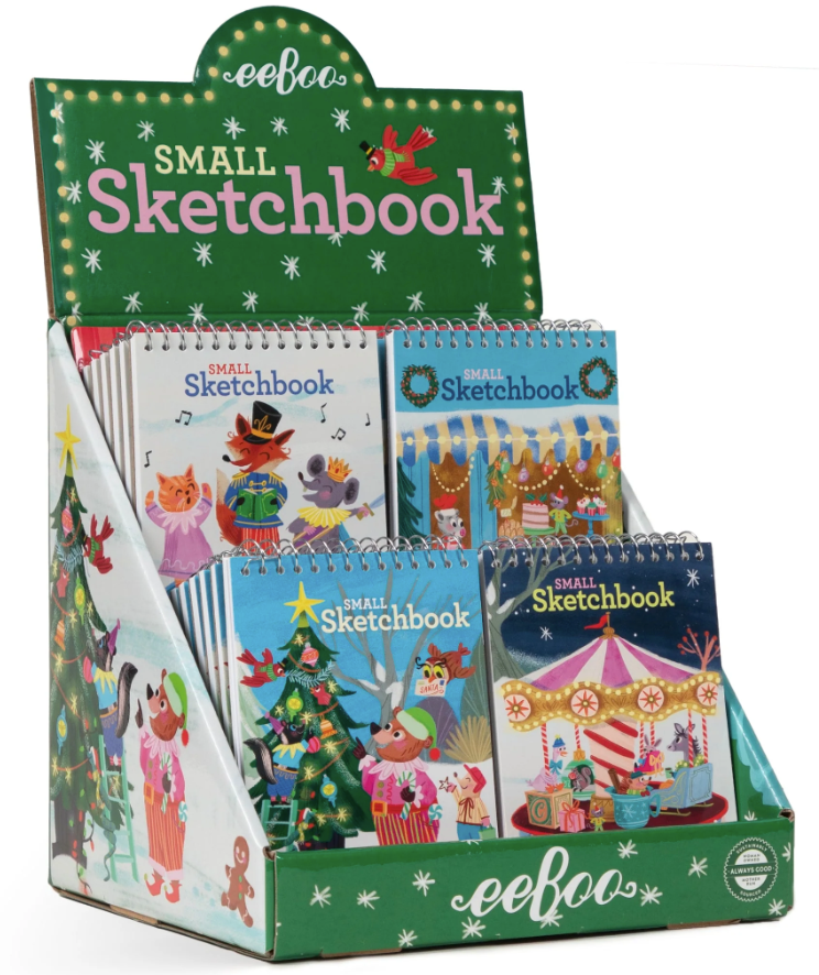 Small Sketchbook Christmas Village Assort.