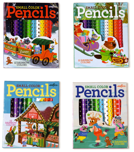 Christmas Village Small Pencil Assort.