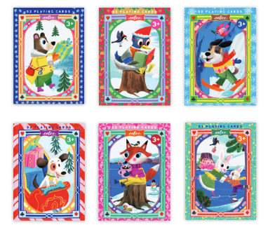 Holiday in Woods-Tiny Playing Cards