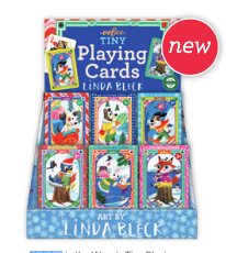 Holiday in Woods-Tiny Playing Cards