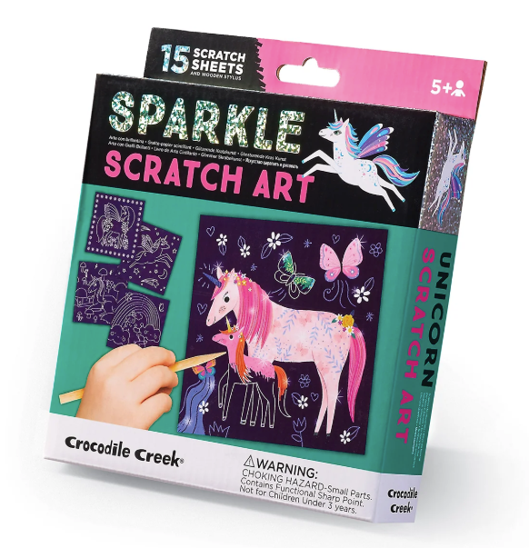 Sparkle Scratch Art Unicorn