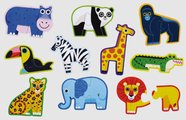 Let's Begin Puzzle - Jungle 10-2pc