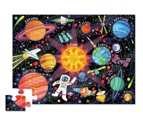 36pc Shaped Box Puzzle/Space Explorer