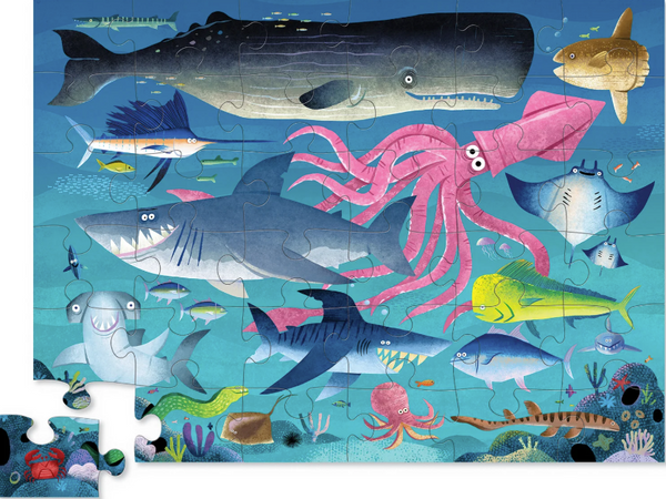 36pc Shaped Box Puzzle/Shark Reef