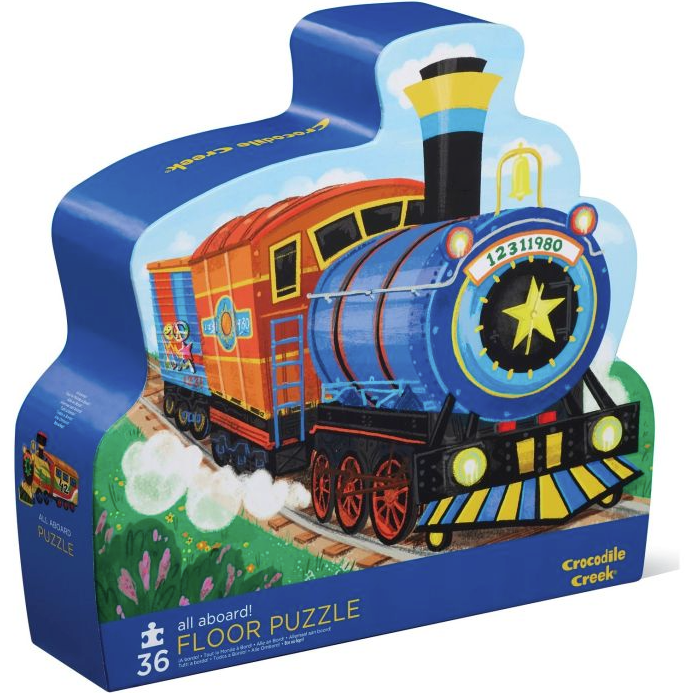 36pc Shaped Box Puzzle/All Aboard