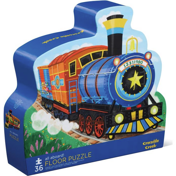 36pc Shaped Box Puzzle/All Aboard