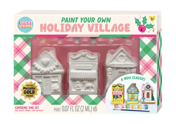 Paint Your Own Holiday Village