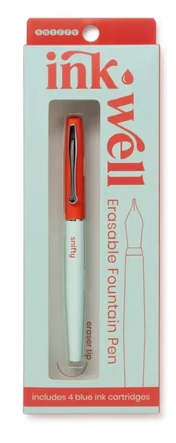 Ink Well Erasable-Tomato/Mint