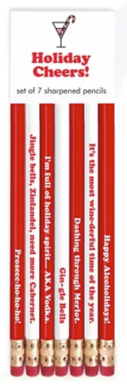 HOLIDAY CHEERS pencil set