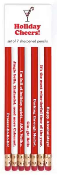 HOLIDAY CHEERS pencil set