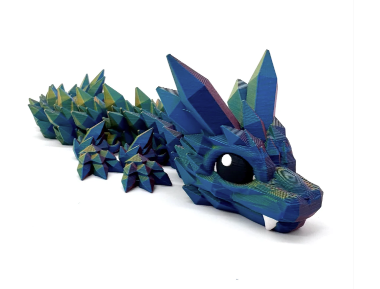 Classic Crystal Dragon-Neon Tri