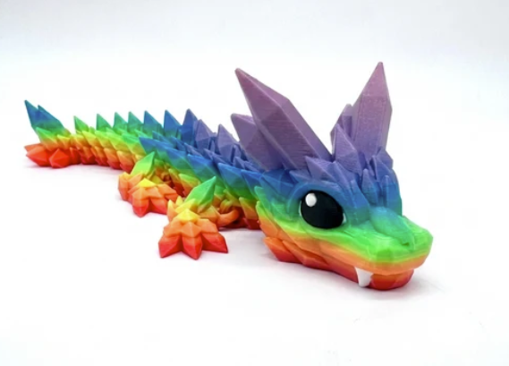 Classic Crystal Dragon-Rainbow