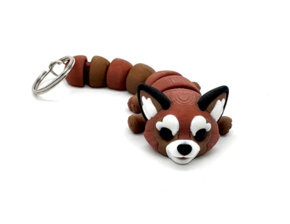 Keychain-Red Panda