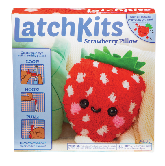 Latchkits Strawberry Pillow