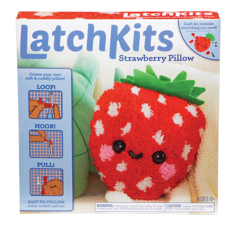 Latchkits Strawberry Pillow