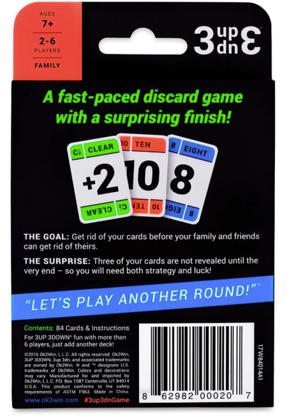 3UP 3DOWN Card Game